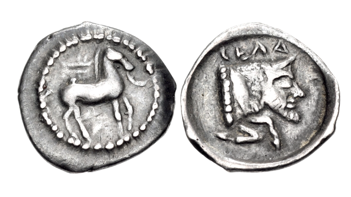 Gela Silver Litra c.465-450 BCE, 0.82 g.
Image: CNG.