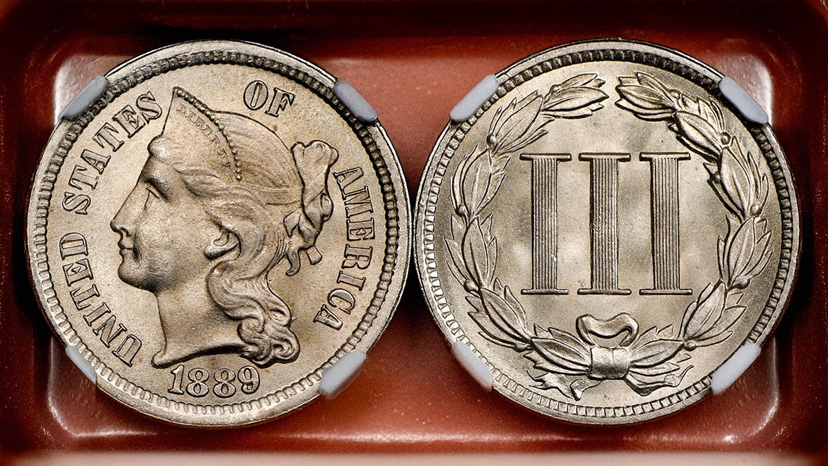 1889 Three-Cent Nickel. Image: Stack's Bowers / CoinWeek.