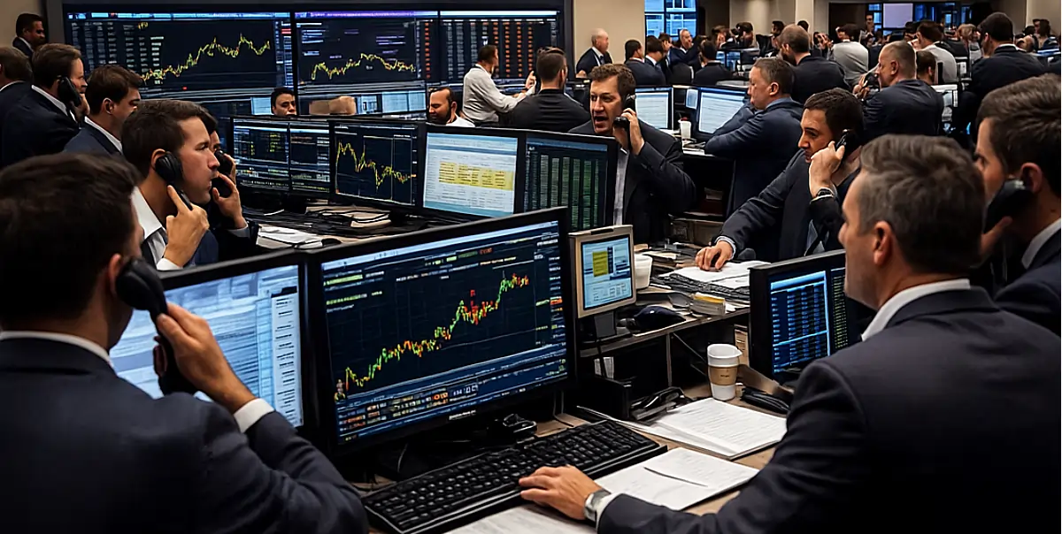 Gold ETF Trading Desk concept by CoinWeek