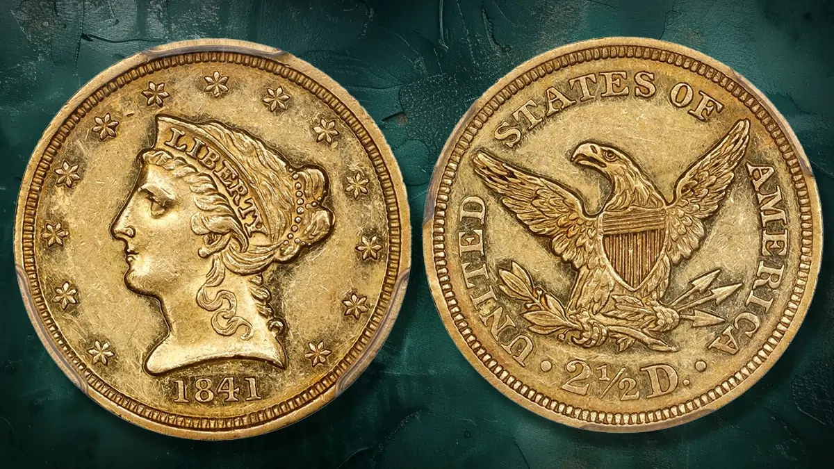 Famous "Little Princess" 1841 Liberty Quarter Eagle