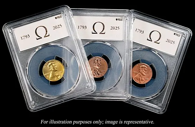 Omega Lincoln cents 232 Set grades