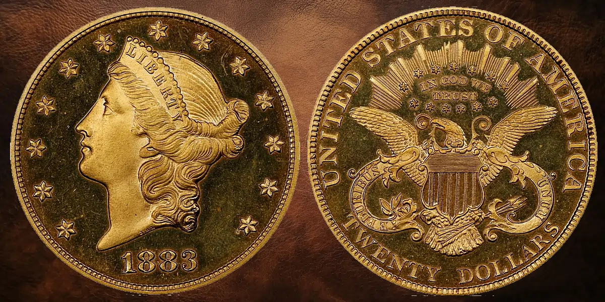 1883 Liberty Head Double Eagle. JD-1. Rarity-5+. Proof-65 Deep Cameo (PCGS). CAC. CMQ.