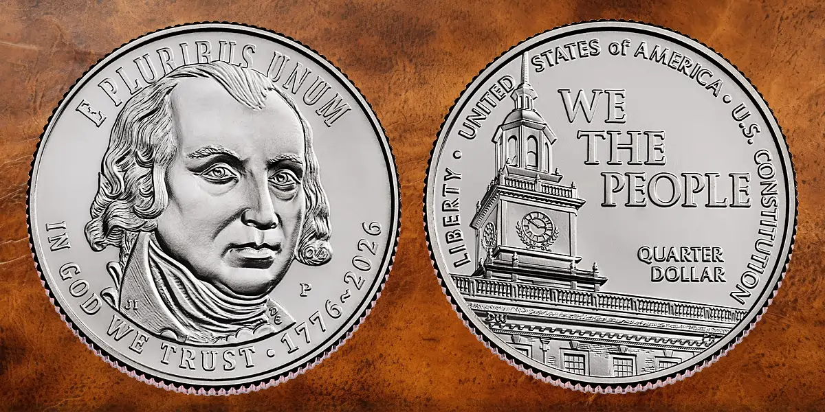 The 2026 Semiquincentennial Coins - U.S. Constitution Quarter - Liberty Through Law