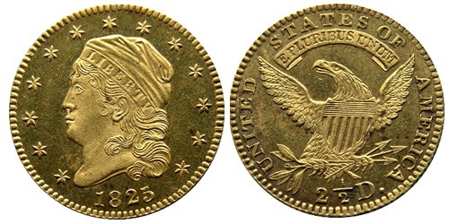 1825 Quarter Eagle Proof