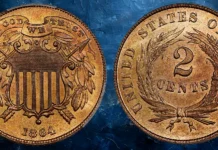 1864 Two-Cent Piece : A Collector’s Guide | CoinWeek 1864 Two-Cent Piece. FS-401. Small Motto. MS-66 RD (PCGS).