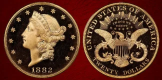 1882 Liberty Head Double Eagle. JD-1. Rarity-6+. Proof-66 Deep Cameo (PCGS). CAC. CMQ.