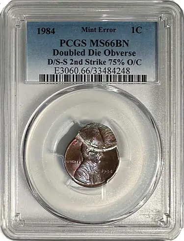 The Only Known Double Struck Doubled Die!