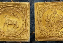 Nürnberg. Free City gold Klippe "Piefort" 2 Ducats 1700-Dated (1755-1764)-IMF MS61 PCGS
