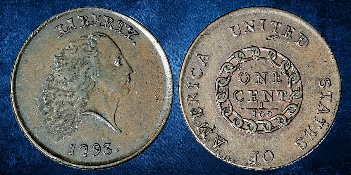 1793 S.4 (High R-3). Periods Variety, AMERICA