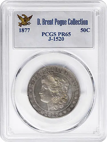 The Unique 1877 Pattern Morgan Half Dollar