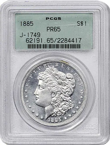 1885 Aluminum Pattern Morgan Dollar