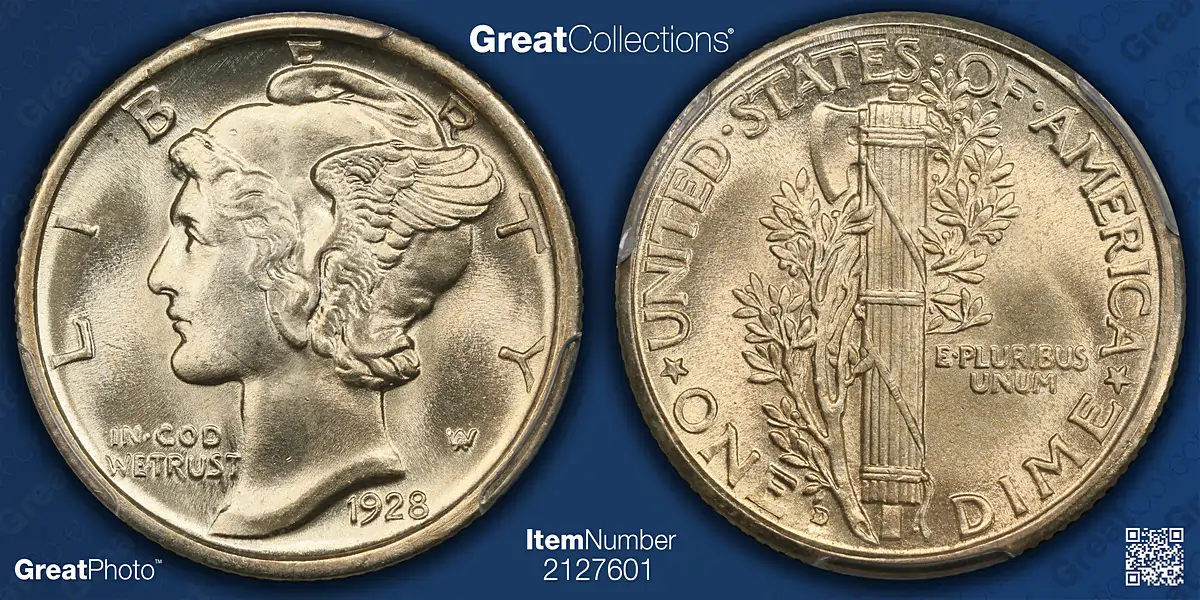 1928-D Mercury Dime