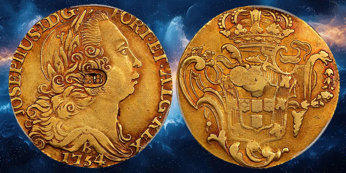 Ephraim Brasher Regulated Brazil 1754-B 6400 Reis: EB Mark, ANS Fame, and $168,000 Result