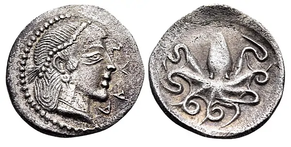 Octopus on Greek and Sicilian Coins