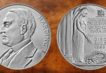 Warren G. Harding Presidential Silver Medal