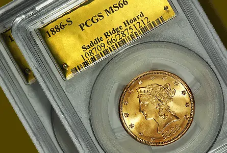 PCGS Certified Saddle Ridge Hoard Gold