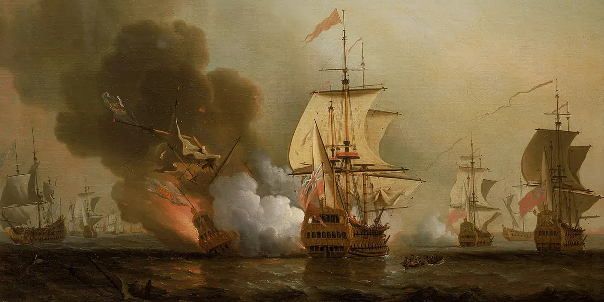 British Sinking the San Jose off of Cartagena Columbia on 28 May 1708