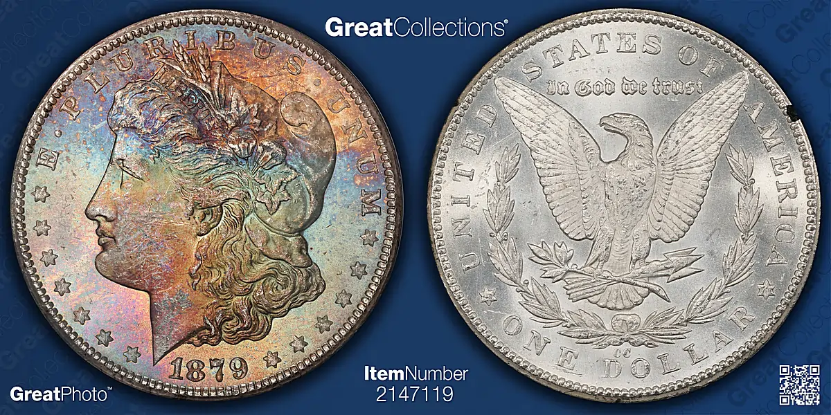 1879-CC Morgan Dollar GSA Hoard: A Toned Carson City Rarity Heads to GreatCollections