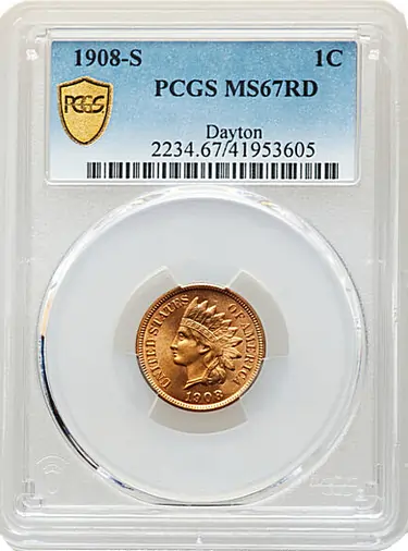 1908-S Indian Head Cent
