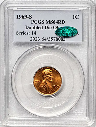 Extraordinarily Rare 1969-S DDO Lincoln Cent