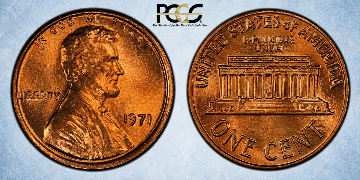 1971 Lincoln Cent. FS-101. Doubled Die Obverse. MS-66+ RD (PCGS).