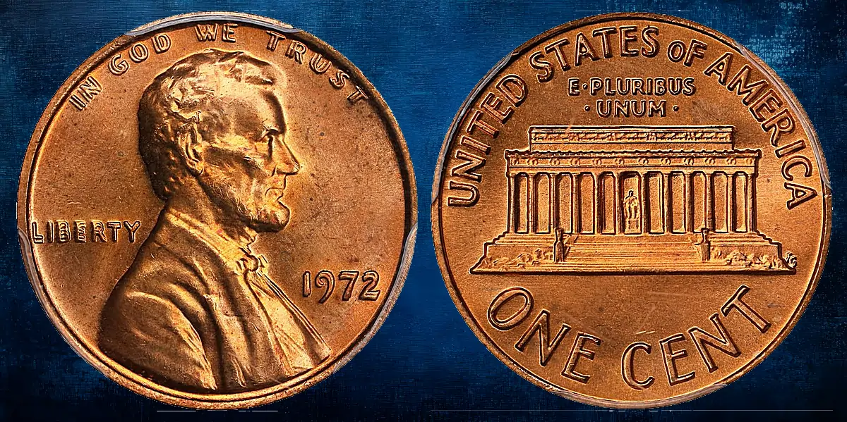 1972 Lincoln Cent. FS-101. Doubled Die Obverse. MS-67 RD (PCGS).