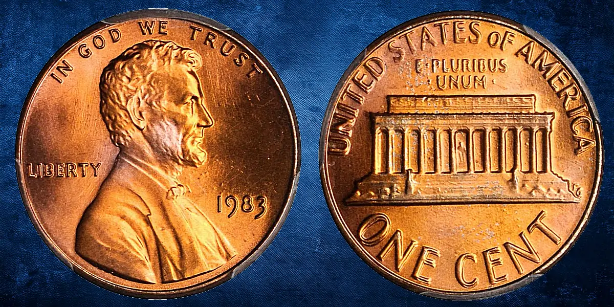 1983 Lincoln Cent. FS-801. Doubled Die Reverse. MS-67+ RD (PCGS). CAC.