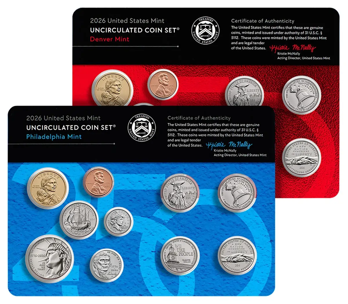2026 United States Mint Uncirculated Coin Set