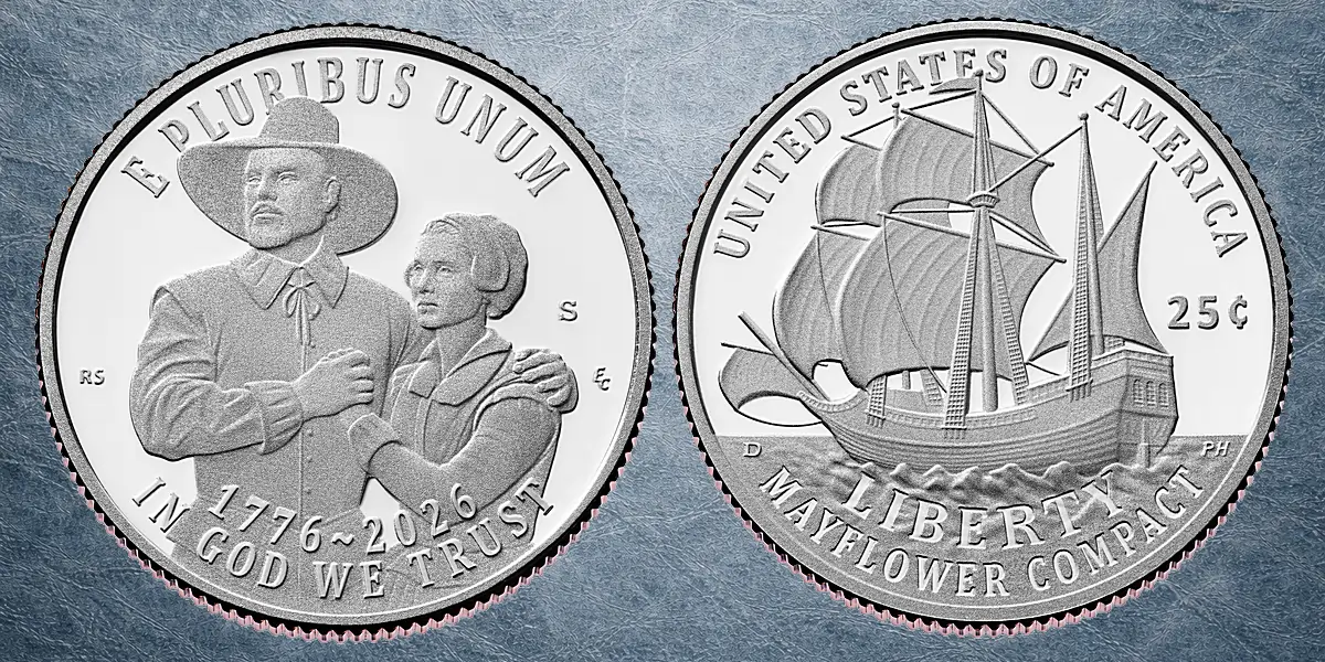 Pilgrims and The Mayflower Compact, signed November 21, 1620