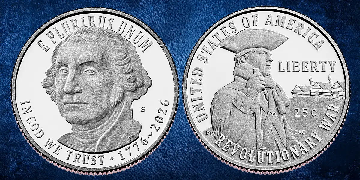 Revolutionary War quarter , George Washington and the Continental Army