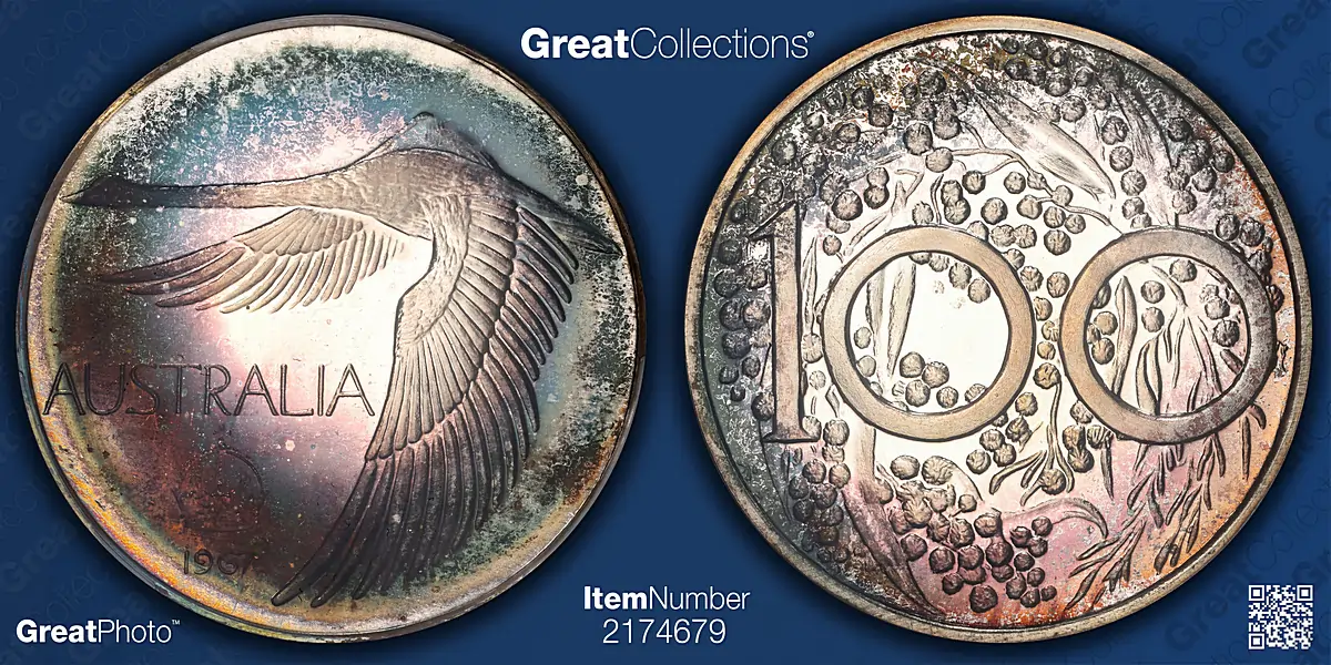 From $30 Coin Shop Find to GreatCollections: The 1967 Australia Mészáros Swan Dollar in PCGS Proof-67 CAMEO