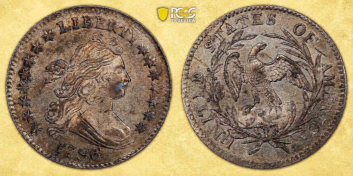 1796 10C JR-3 MS63 PCGS CAC EX WHITNEY/"MR. 1796"