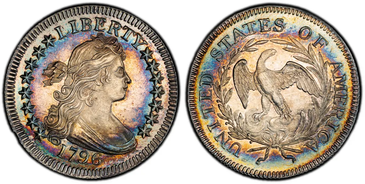 PCGS 1796 Bust Quarter PCGS MS-67