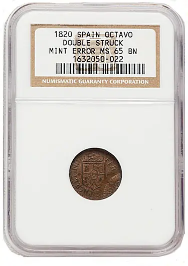 1820 Octavo Error