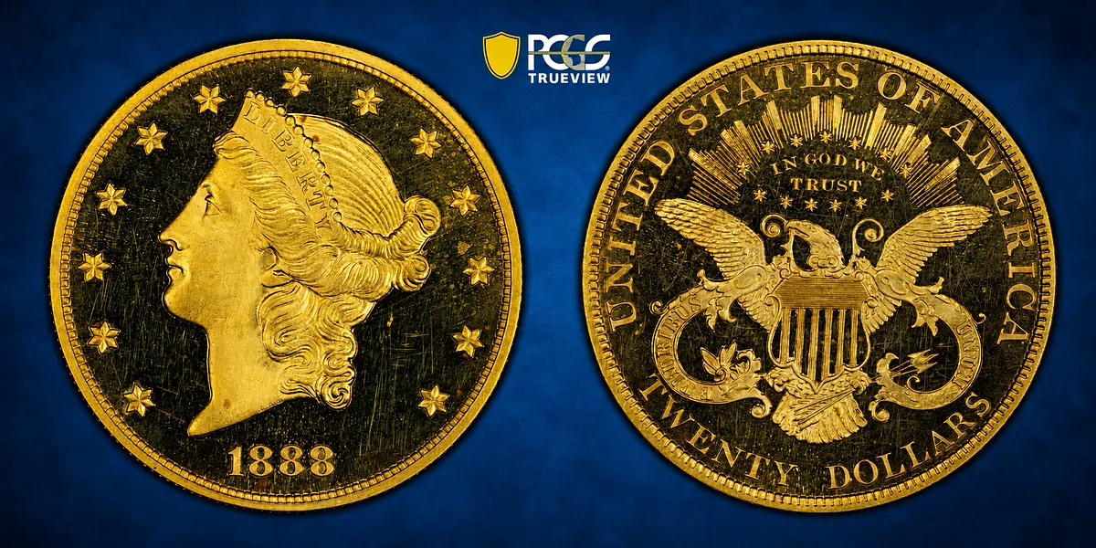 Gilded Age Gold Rarity: 1888 Proof Double Eagle Leads Heritage Summer FUN Auction