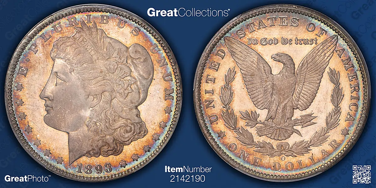 1893-O Morgan Dollar: Eliasberg’s Finest-Known New Orleans Trophy Comes to GreatCollections