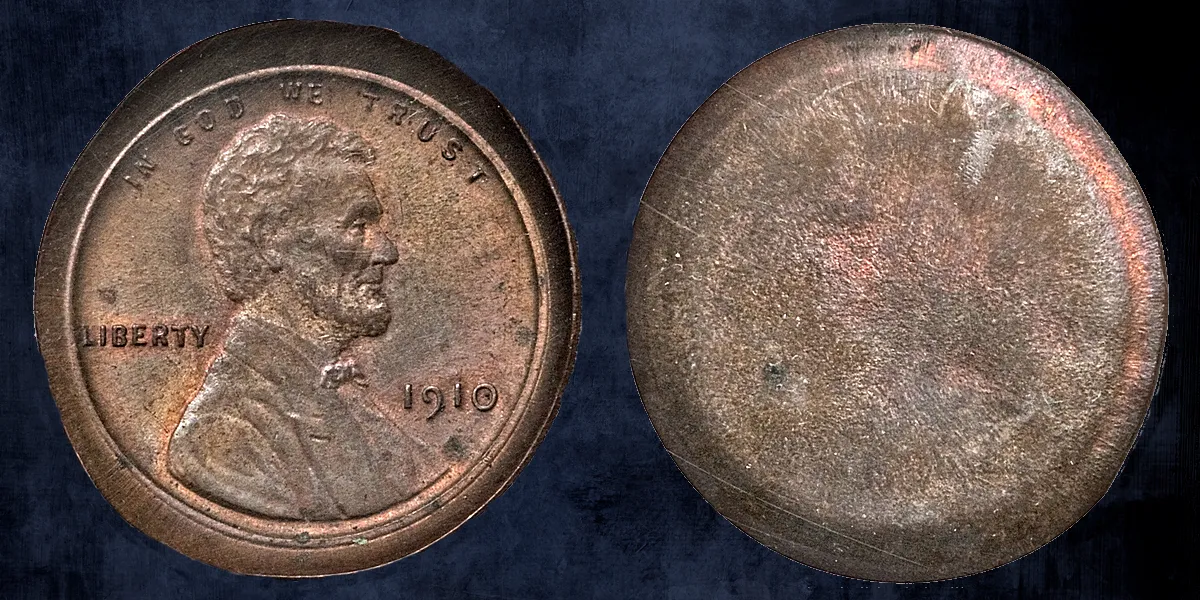 A unique 1910 Lincoln cent has a fully struck obverse and a blank reverse. Its journey from an East Coast estate to PCGS, Heritage, and USPatterns sparked a major attribution debate.