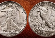1916-S Walking Liberty Half Dollar - San Francisco Mint