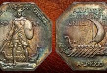1925 Medal Norse, Thick Planchet, MS66 PCGS. CAC