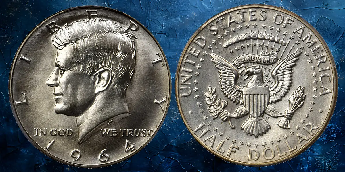 964 Kennedy Half Dollar. SMS. Specimen-68 (PCGS)