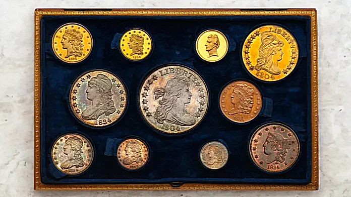 King of Siam Set from the Tyrant Collection. Image: Goldberg Auctioneers / CoinWeek.