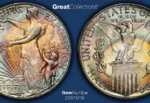 Near-Perfect 1915-S Panama-Pacific Half Dollar Heads to GreatCollections 1915-S Panama-Pacific Exposition Half Dollar PCGS MS-68 (CAC