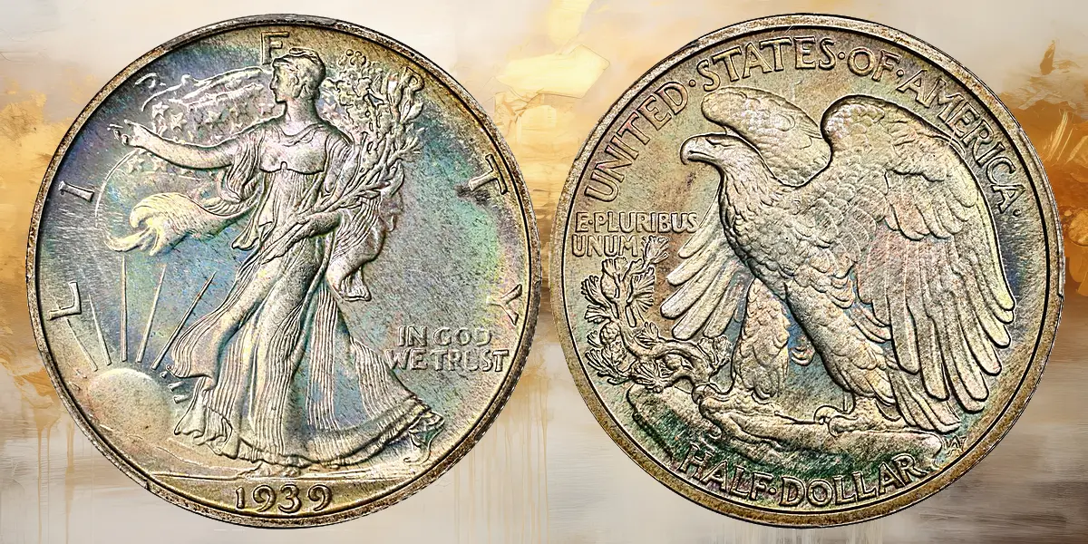 Jaw-Dropping Ultra Gem Proof 1939 Walking Liberty Half Dollar. Proof-68+ (PCGS). CAC.