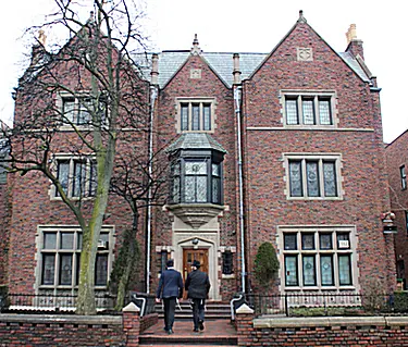 Chabad-Lubavitch World Headquarters at 770 Eastern Parkway, in Crown Heights, Brooklyn