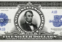 The 1923 Lincoln Porthole $5 Silver Certificate: The Strange Story Behind an American Currency Classic The First 1923 Lincoln Porthole with Serial Number A1B