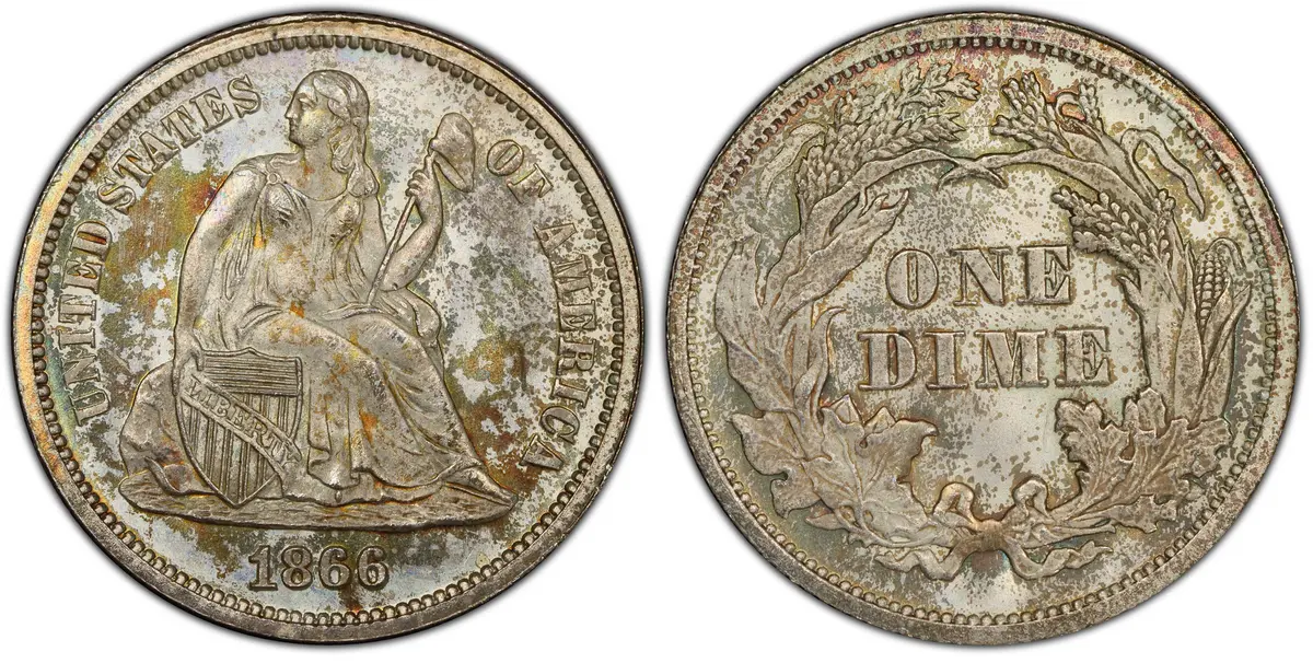 Previously unknown PCGS MS67 example from the James Allaire Millholland Collection Via Stacks Bowers
