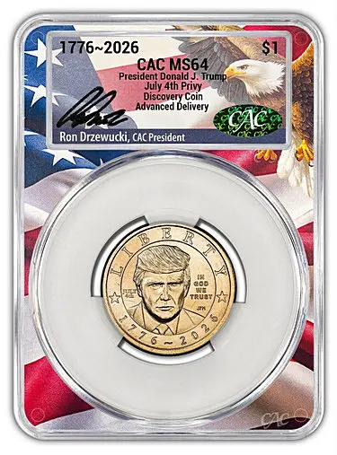 Within an Advanced Delivery roll of these new issues, a senior numismatist at Heritage Auctions, Rene Alvarenga, has discovered an unannounced "July 4th" privy coin.