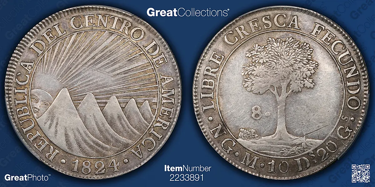Five Volcanoes, One Vanished Republic: The 1824 Central American 8 Reales
