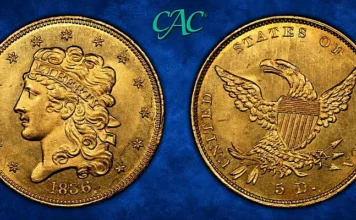 Gold From “America’s Titanic”: A 1836 Half Eagle Lost at Sea in 1838