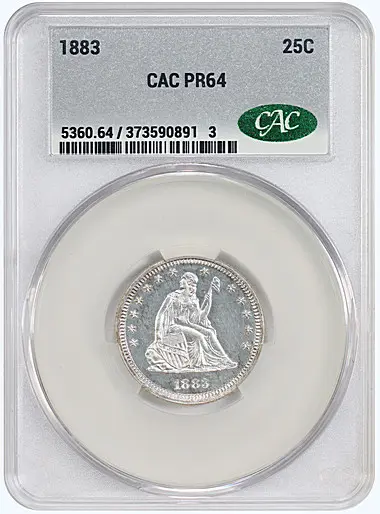 1883 25C CACG PR64